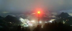 Archiv Foto Webcam Altaussee - Aussichtsturm Tressensteinwarte 23:00