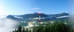 Archiv Foto Webcam Altaussee - Aussichtsturm Tressensteinwarte 23:00