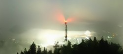 Archiv Foto Webcam Altaussee - Aussichtsturm Tressensteinwarte 23:00