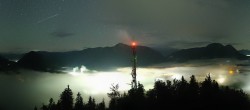 Archiv Foto Webcam Altaussee - Aussichtsturm Tressensteinwarte 23:00