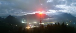 Archiv Foto Webcam Altaussee - Aussichtsturm Tressensteinwarte 23:00