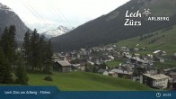 Archived image Webcam Panorama View: Oberlech 23:00