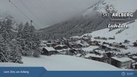 Archived image Webcam Panorama View: Oberlech 20:00