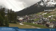 Archived image Webcam Panorama View: Oberlech 10:00