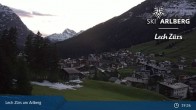 Archived image Webcam Panorama View: Oberlech 00:00