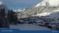 Archiv Foto Webcam Panoramablick: Oberlech 08:00