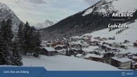 Archiv Foto Webcam Panoramablick: Oberlech 08:00