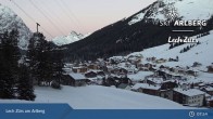 Archiv Foto Webcam Panoramablick: Oberlech 07:00