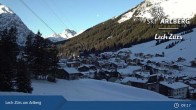 Archiv Foto Webcam Panoramablick: Oberlech 08:00