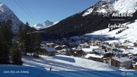 Archived image Webcam Panorama View: Oberlech 12:00