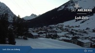 Archived image Webcam Panorama View: Oberlech 00:00