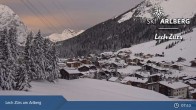 Archived image Webcam Panorama View: Oberlech 07:00