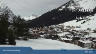 Archiv Foto Webcam Panoramablick: Oberlech 10:00