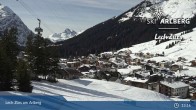 Archiv Foto Webcam Panoramablick: Oberlech 12:00