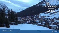Archived image Webcam Panorama View: Oberlech 22:00