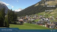 Archived image Webcam Panorama View: Oberlech 10:00