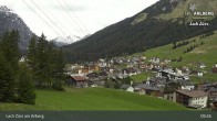 Archiv Foto Webcam Panoramablick: Oberlech 08:00