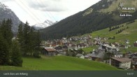 Archiv Foto Webcam Panoramablick: Oberlech 12:00