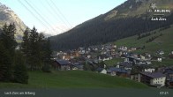 Archiv Foto Webcam Panoramablick: Oberlech 07:00