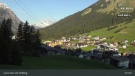 Archiv Foto Webcam Panoramablick: Oberlech 08:00