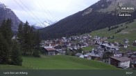 Archived image Webcam Panorama View: Oberlech 02:00
