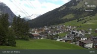 Archived image Webcam Panorama View: Oberlech 08:00