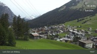 Archived image Webcam Panorama View: Oberlech 18:00