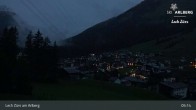 Archiv Foto Webcam Panoramablick: Oberlech 04:00