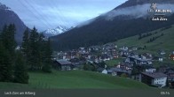 Archived image Webcam Panorama View: Oberlech 04:00