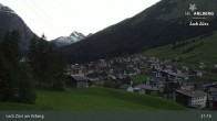 Archiv Foto Webcam Panoramablick: Oberlech 02:00