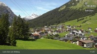 Archiv Foto Webcam Panoramablick: Oberlech 10:00