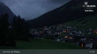 Archiv Foto Webcam Panoramablick: Oberlech 02:00