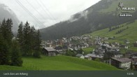 Archiv Foto Webcam Panoramablick: Oberlech 12:00