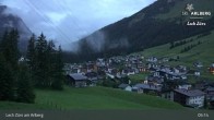 Archiv Foto Webcam Panoramablick: Oberlech 04:00