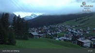Archiv Foto Webcam Panoramablick: Oberlech 02:00
