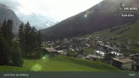 Archiv Foto Webcam Panoramablick: Oberlech 18:00