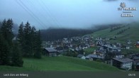 Archiv Foto Webcam Panoramablick: Oberlech 04:00