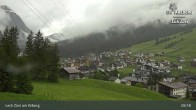Archiv Foto Webcam Panoramablick: Oberlech 08:00