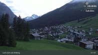 Archiv Foto Webcam Panoramablick: Oberlech 02:00