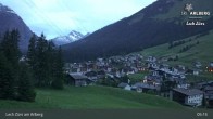 Archiv Foto Webcam Panoramablick: Oberlech 04:00