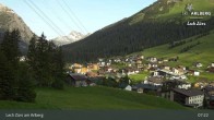 Archiv Foto Webcam Panoramablick: Oberlech 06:00