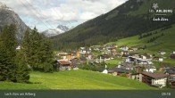 Archiv Foto Webcam Panoramablick: Oberlech 08:00