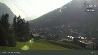 Archiv Foto Webcam Panoramablick: Oberlech 18:00