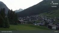 Archiv Foto Webcam Panoramablick: Oberlech 02:00