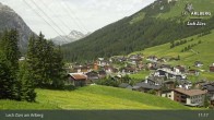 Archiv Foto Webcam Panoramablick: Oberlech 10:00