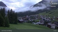 Archiv Foto Webcam Panoramablick: Oberlech 20:00