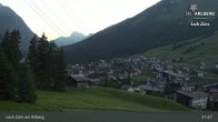 Archiv Foto Webcam Panoramablick: Oberlech 03:00