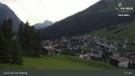 Archiv Foto Webcam Panoramablick: Oberlech 02:00
