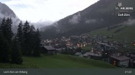 Archived image Webcam Panorama View: Oberlech 02:00