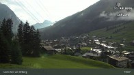 Archiv Foto Webcam Panoramablick: Oberlech 18:00
